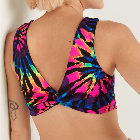 Pink Victoria’s Secret Swim 4 Way Reversible Top - Picture 2 of 8